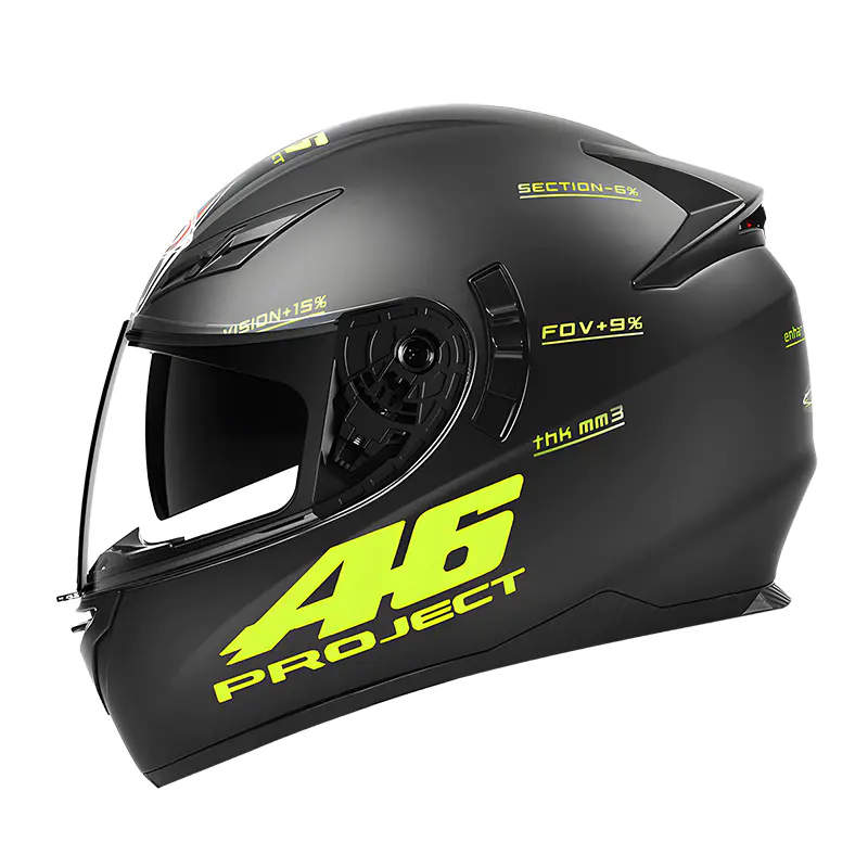 K3 LED-veiligheidsachterlicht Motorhelm DOT-gecertificeerde integraalhelm