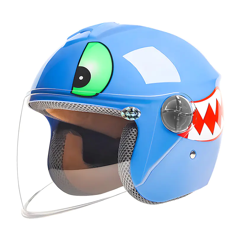 701 Motorhelm met open gezicht en ABS-motorcrosshelm voor kinderen