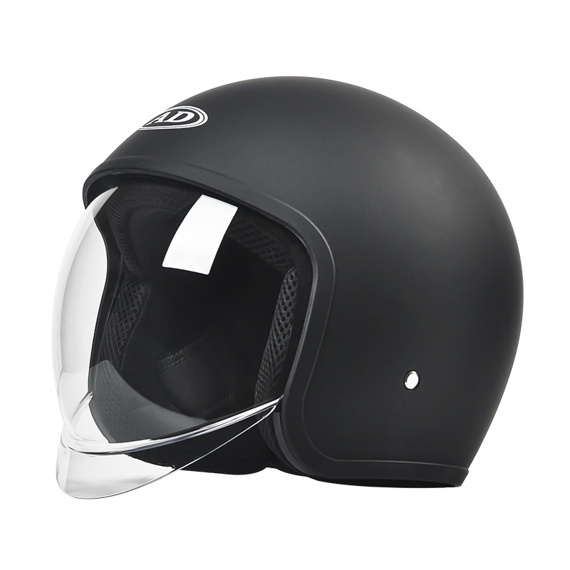 FG05 Retro open motorhelm dubbele vizieren motorcrosshelm