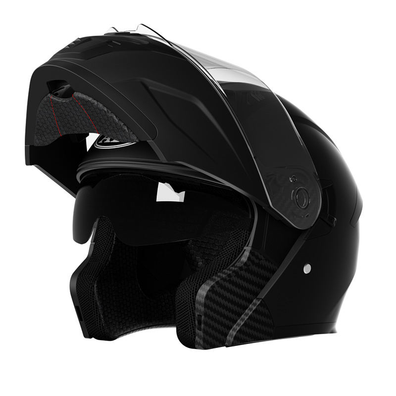 K9 Safety DOT standaard opklapbare motorhelm dubbele vizier motorcrosshelm