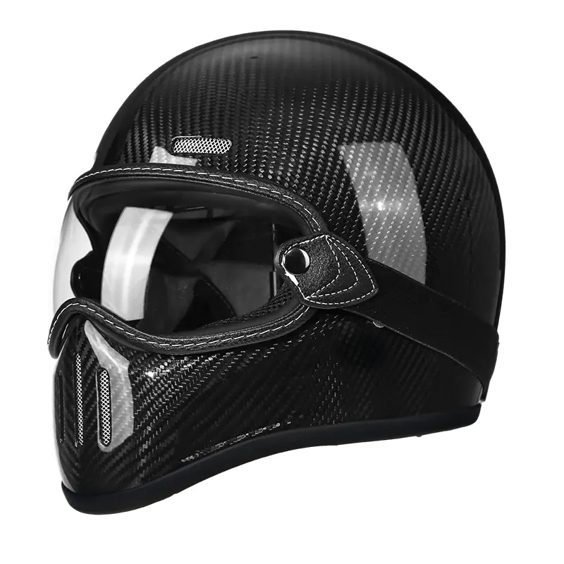 MT801 Koolstofvezel integraalmotorhelm Motorcrosshelm