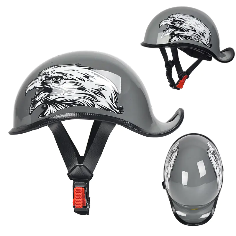 ZX306 Cruise Retro Half Face Motorhelm ABS Motorcrosshelm