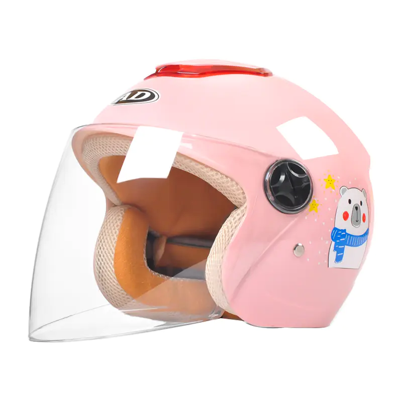 703 ABS Motorhelm met open gezicht voor kinderen Motorcrosshelm met cartoonpatroon